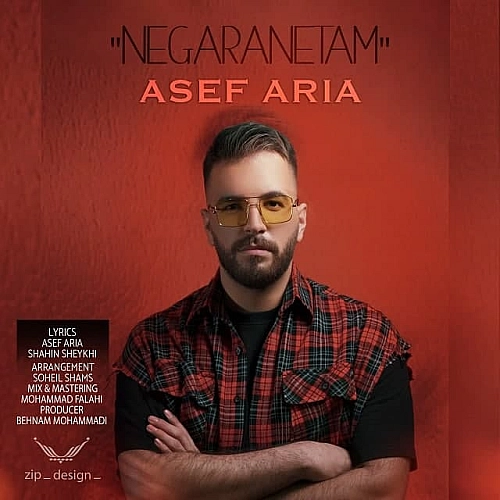 Cover artwork for Negaranetam by Asef Aria